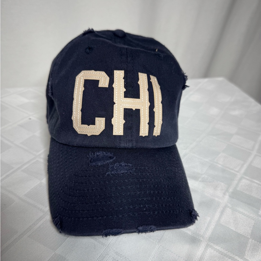 CHI navy blue baseball cap by KBETHOS